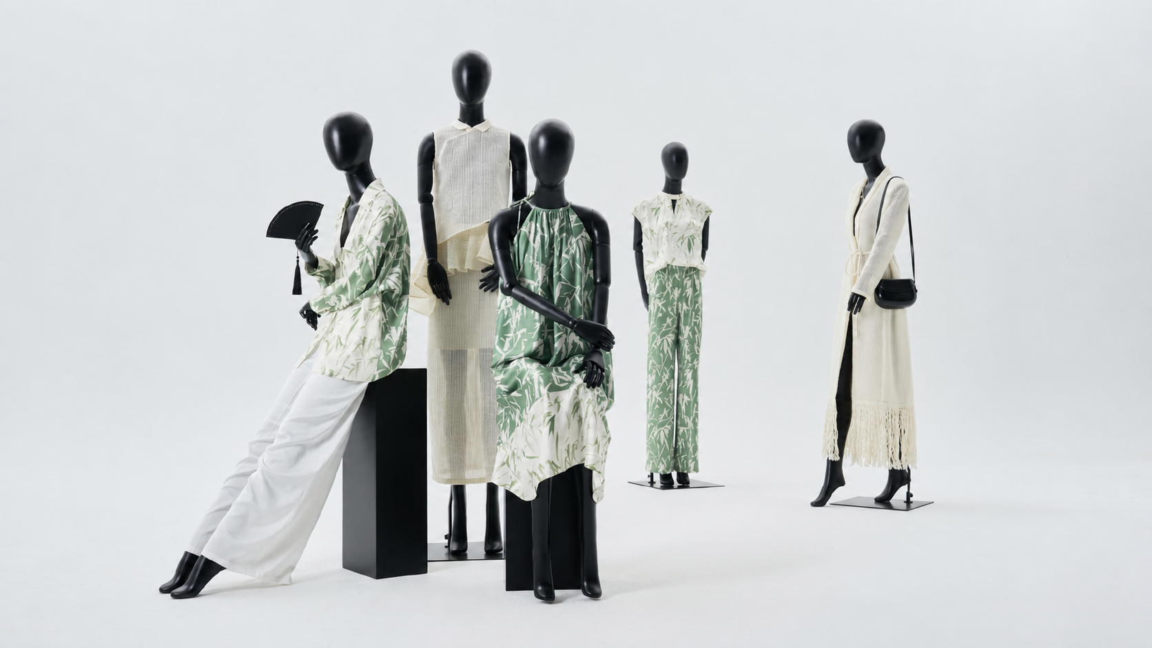 Группа дизайнерских манекенов JANE в fashion-образах