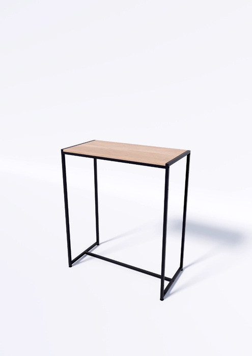 Стол TEVOLO 105×89×45 см — белая столешница