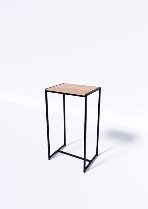 Стол TEVOLO 105×59×45 см — белая столешница