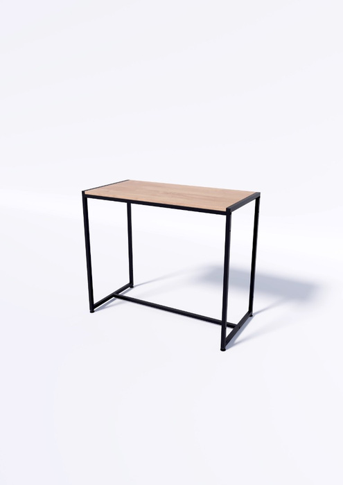 Стол TEVOLO 75×89×45 см — белая столешница