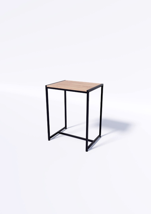 Стол TEVOLO 75×59×45 см — белая столешница