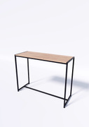 Стол TEVOLO 90×119×45 см — белая столешница