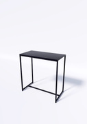Стол TEVOLO 90×89×45 см — чёрная столешница