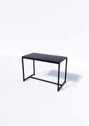Стол TEVOLO 60×89×45 см — чёрная столешница